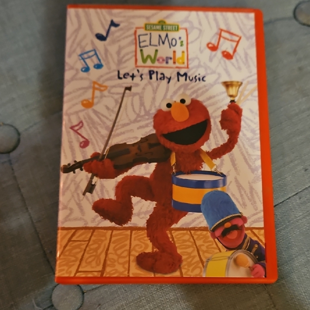 🌟3/$25🌟 Sesame Street Elmo's World Let's Play Music DVD